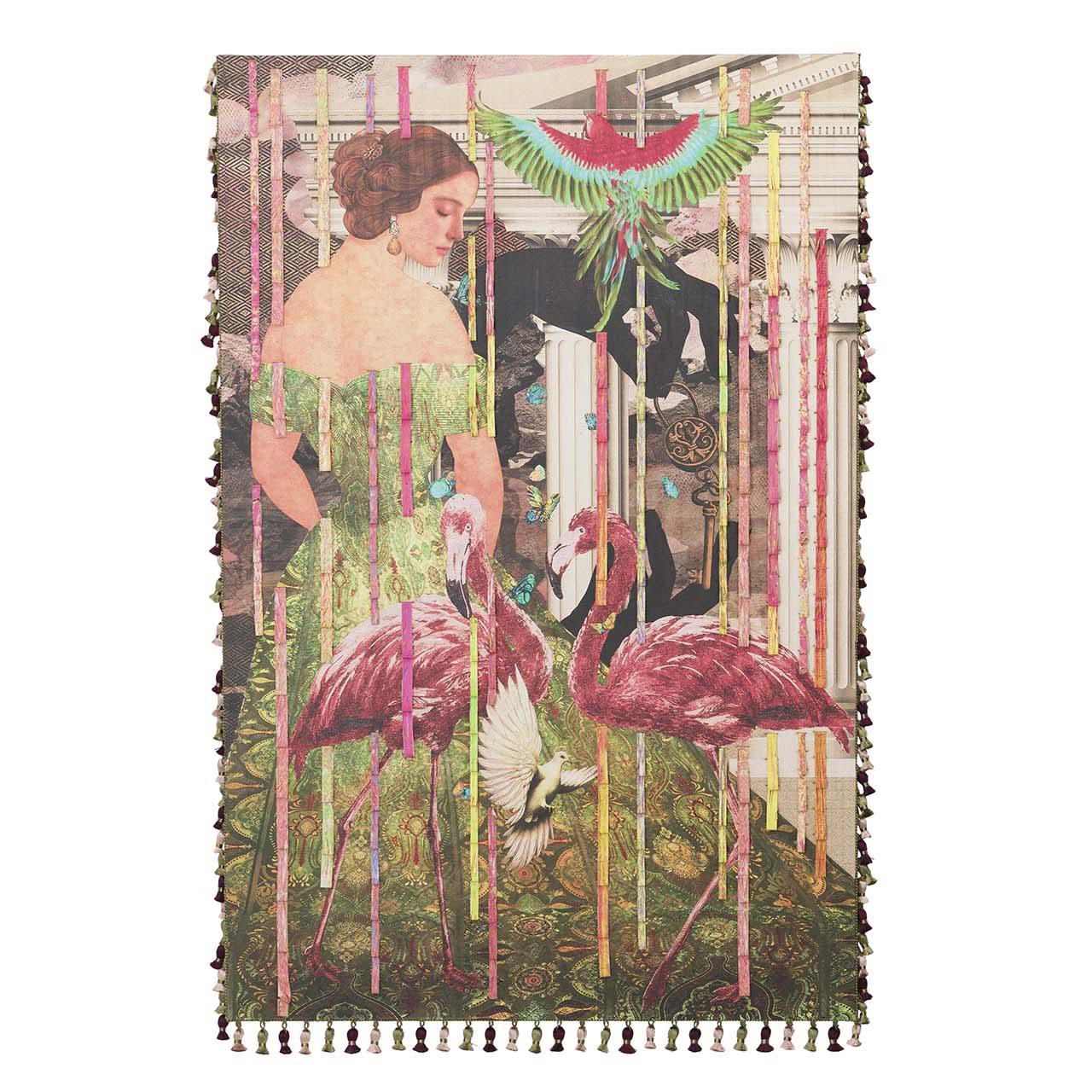 Quadro Flamingos