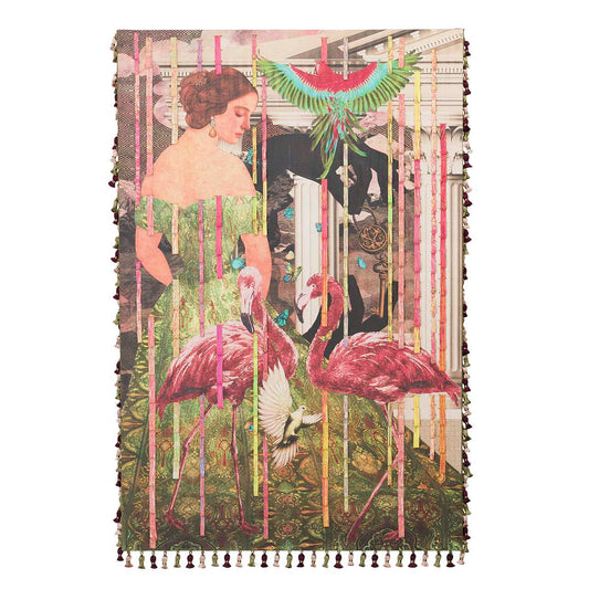 Quadro Flamingos
