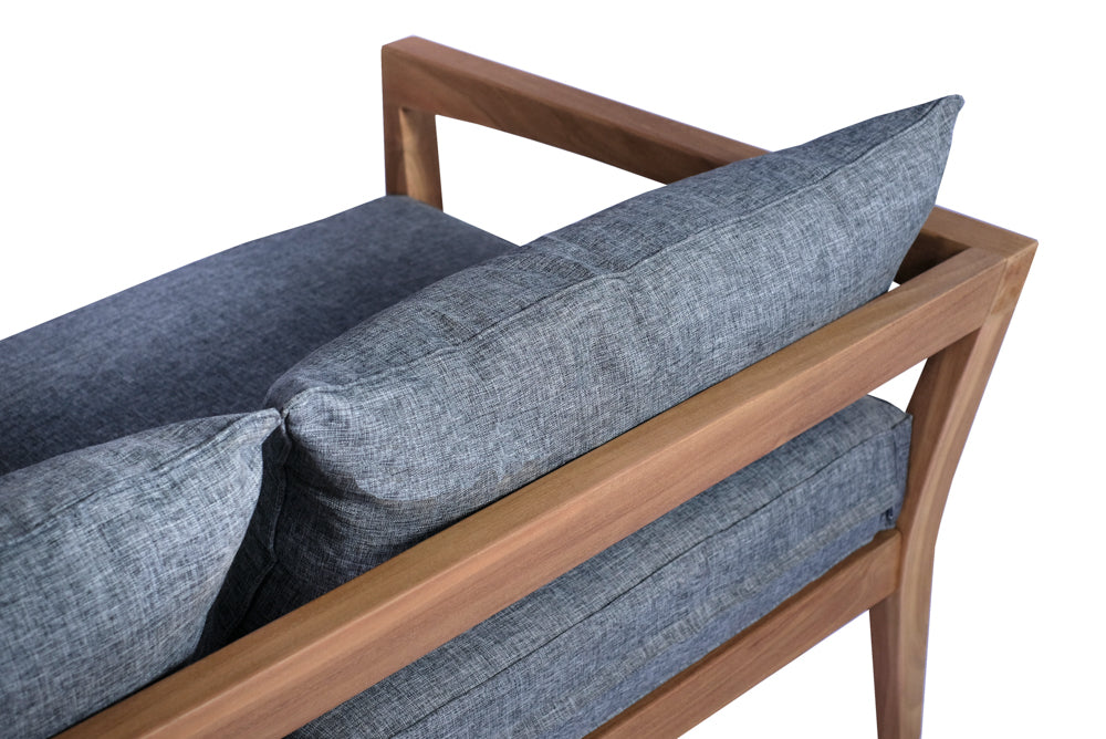 Sofa 3 Lugares Roxas