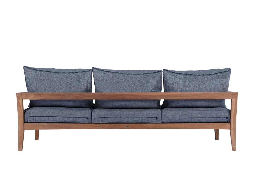 Sofa 3 Lugares Roxas