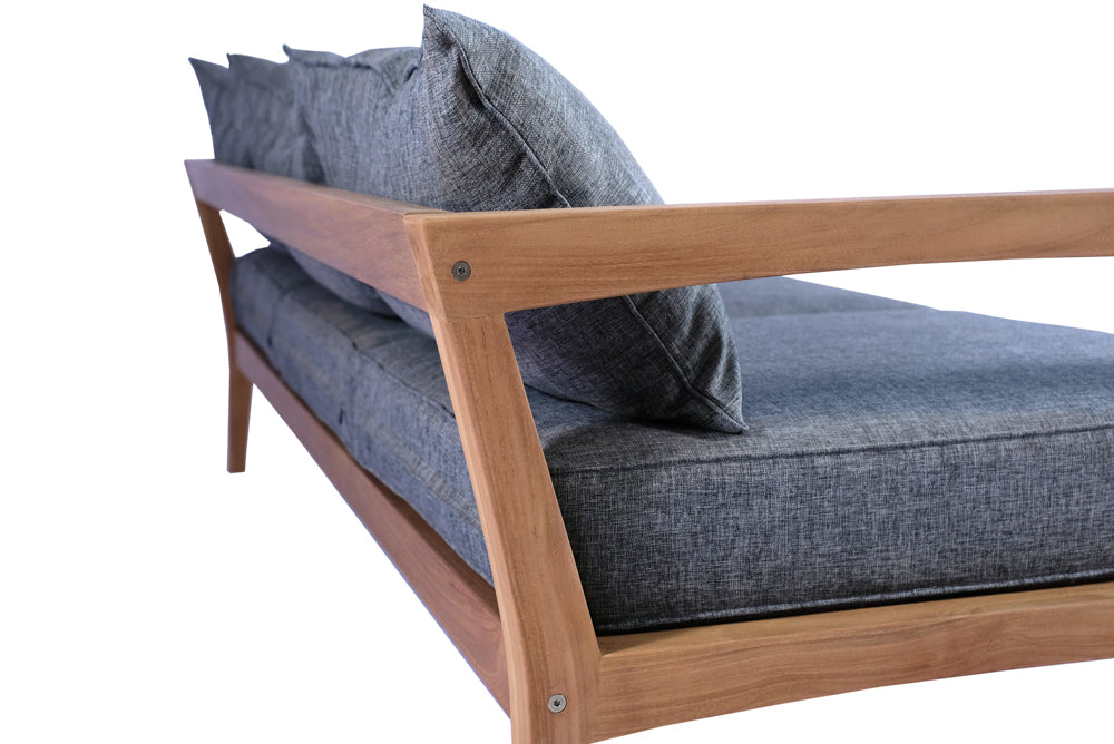 Sofa 3 Lugares Roxas